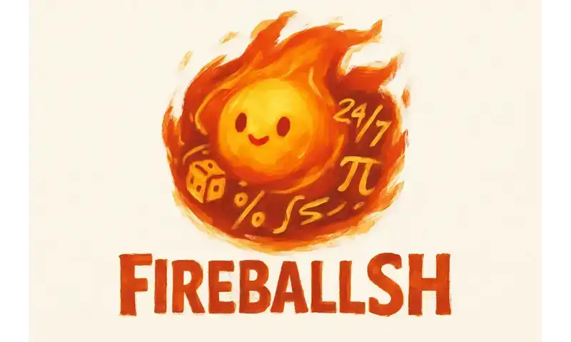 A Fierce Fireball and the text 'FireballSH'